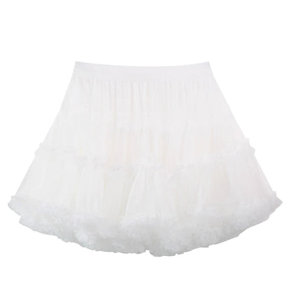 Sweet High Waisted Ruffle Princess Lolita Petticoat 7 Colors