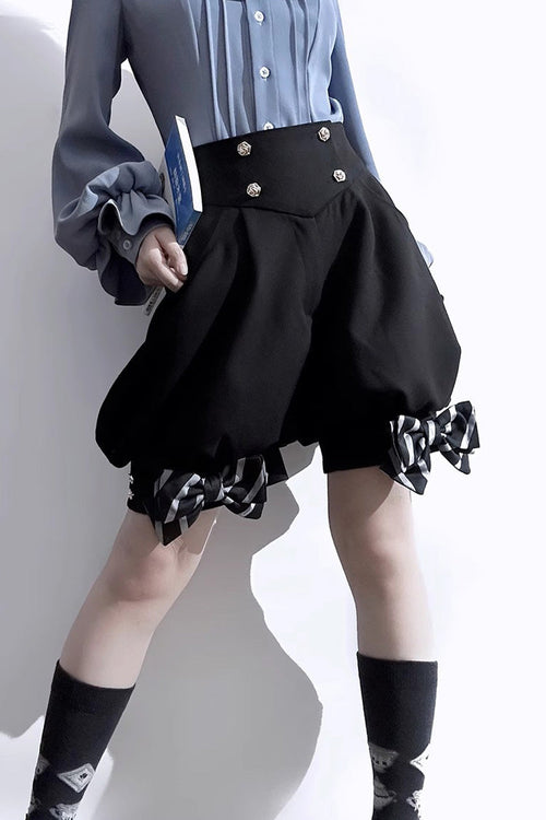 Black Narrative Maxim Ouji Fashion Gothic Lolita Shorts