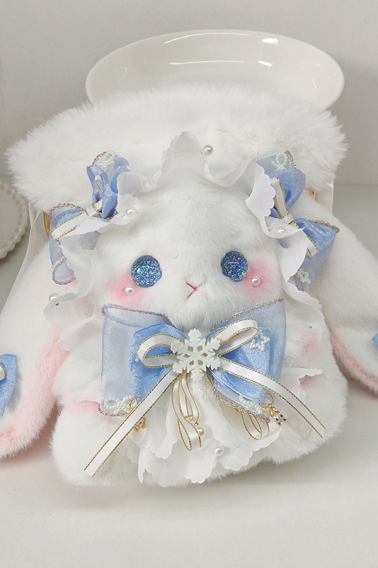 Drawstring Crossbody Bowknot Sweet Lolita Bucket Bunny Small Bag 10 Colors