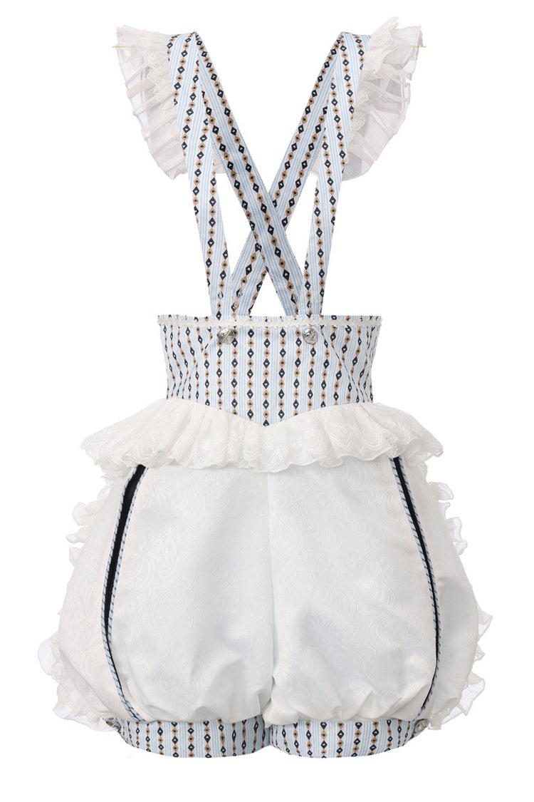 [The Rabbit’s Invitation] Long Sleeves Ruffled Classic Vintage Elegant Prince Palace Ouji Lolita Set
