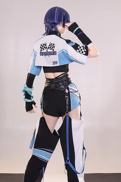 Multi-Color Wandering Rider Print Prince Handsome Cool Ouji Lolita Set