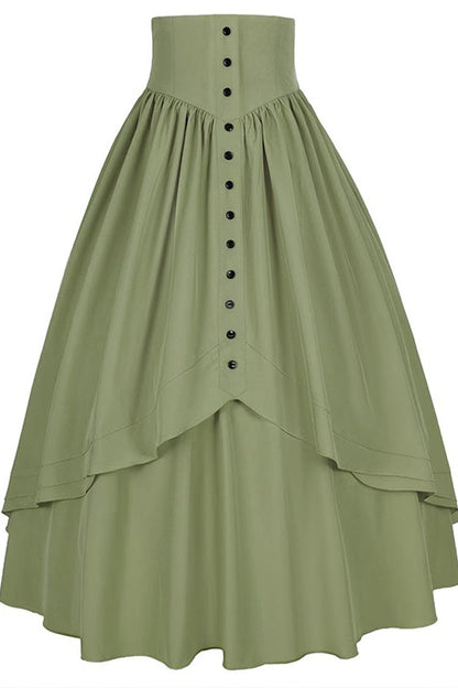 Gothic Elegant Ruffle Lolita Victorian Skirt 8 Colors