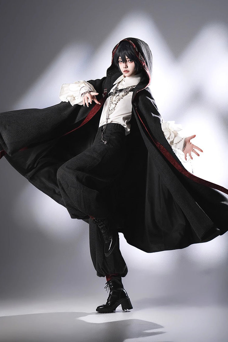 Black [Sacred Vow] Vintage Elegant Prince Handsome Ouji Lolita Pants