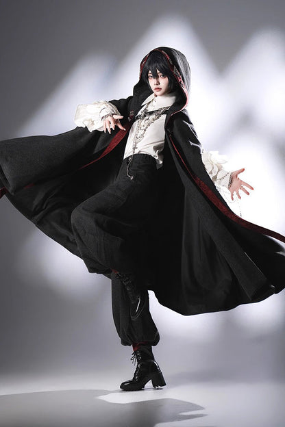 Black [Sacred Vow] Vintage Elegant Prince Handsome Ouji Lolita Pants