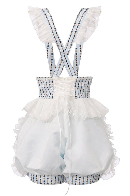 [The Rabbit’s Invitation] Long Sleeves Ruffled Classic Vintage Elegant Prince Palace Ouji Lolita Set