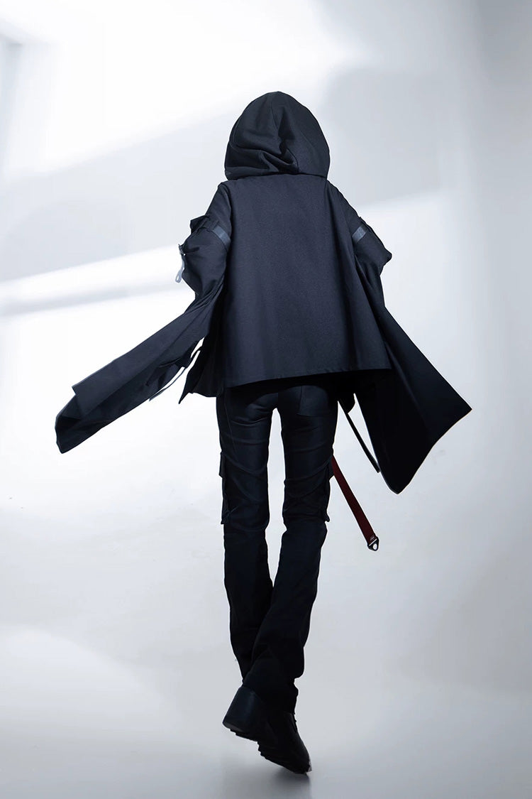 Black [Nameless Blade] Stand Collar Long Sleeves Gothic Prince Ouji Lolita Pants Set