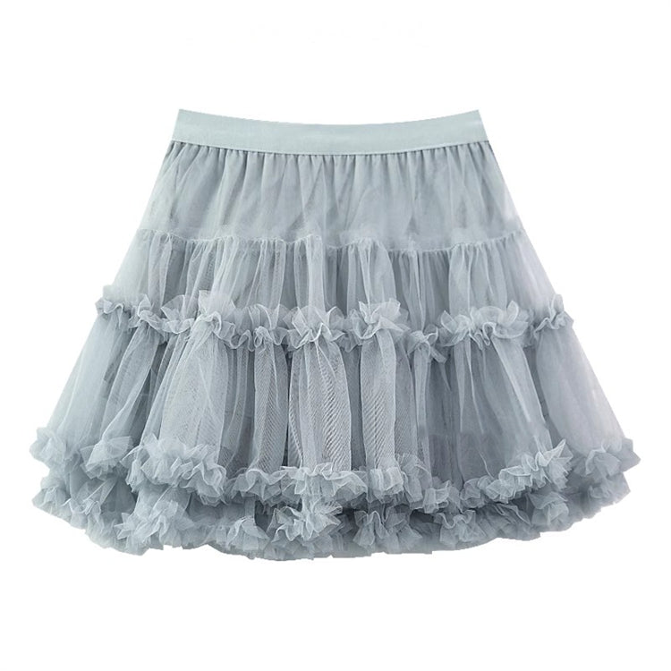 Sweet High Waisted Ruffle Princess Lolita Petticoat 7 Colors