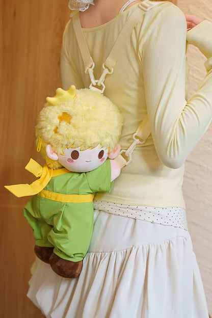 Green [The Little Prince] Cute Plush Toy Sweet Lolita Lying-Down Backpack
