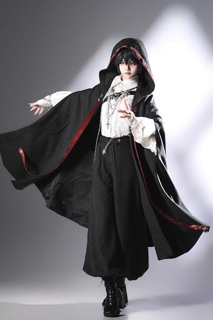 Black [Sacred Vow] Vintage Elegant Prince Handsome Ouji Lolita Pants