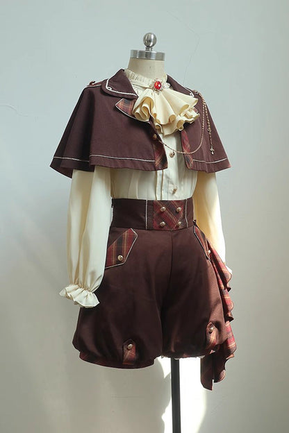 Queen Chess Game Ouji Fashion Military Cool Lolita Set 2 Colors