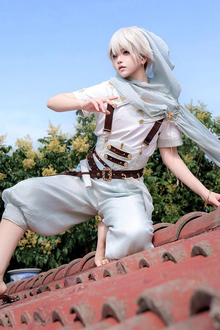 [Galaxy Adventures] Short Sleeves Elegant Prince Handsome Ouji Lolita Full Set