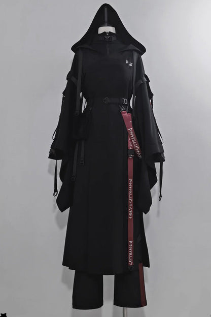 Black Unmarked Blade Gothic Handsome Ouji Lolita Long Pants