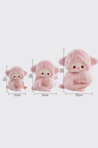 Little Lamb Guli Lying-Down Plush Toy Sweet Lolita Backpack 2 Colors