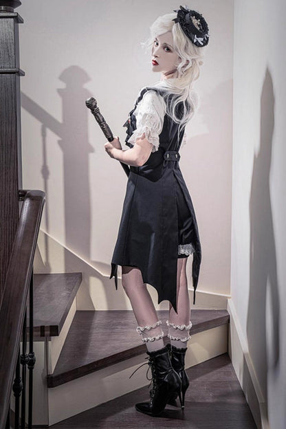 Black [Night Rose] Sleeveless Ouji Prince Handsome Lolita Vest