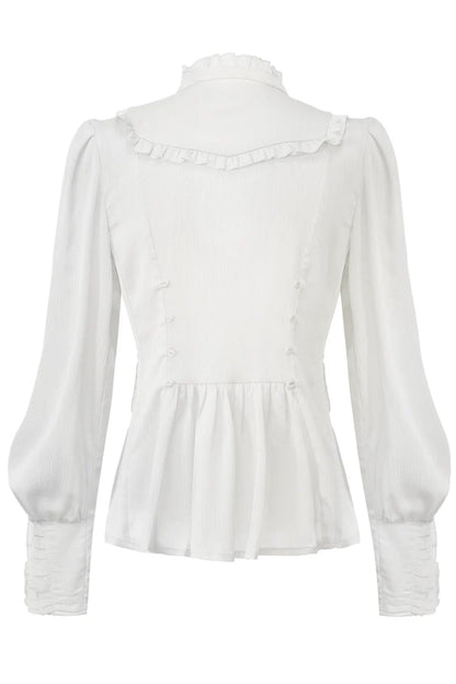 [The Rabbit’s Invitation] Long Sleeves Ruffled Classic Vintage Elegant Prince Palace Ouji Lolita Set