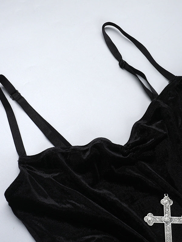 High Split Strap Dress