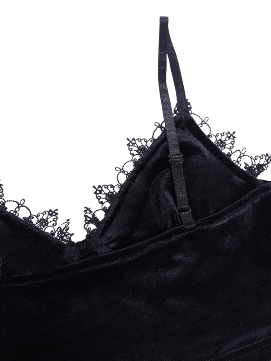 Midnight Lace Bra Top