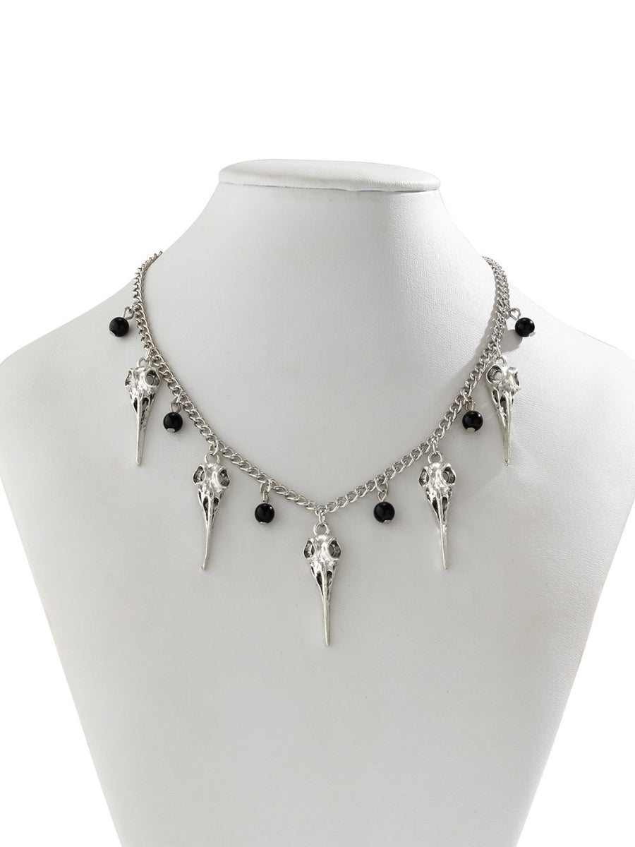 Skull Raven Jewellery Set