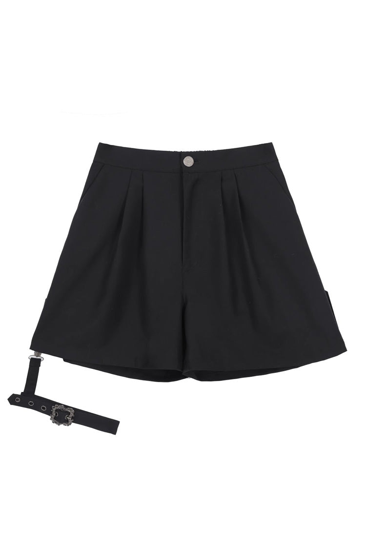 Black [Little Detective] Ouji Prince Handsome Lolita Shorts