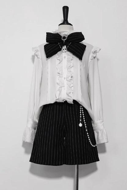 White Rabbit Theater Jacquard Version Ouji Lolita Shirt