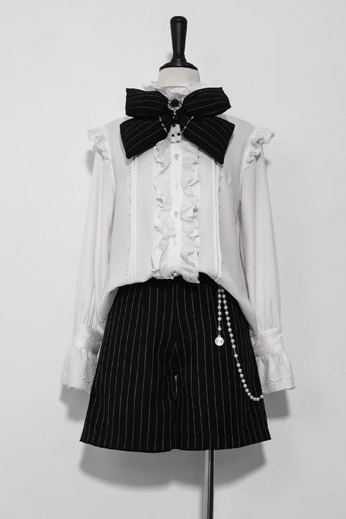 White Rabbit Theater Jacquard Version Ouji Lolita Shirt