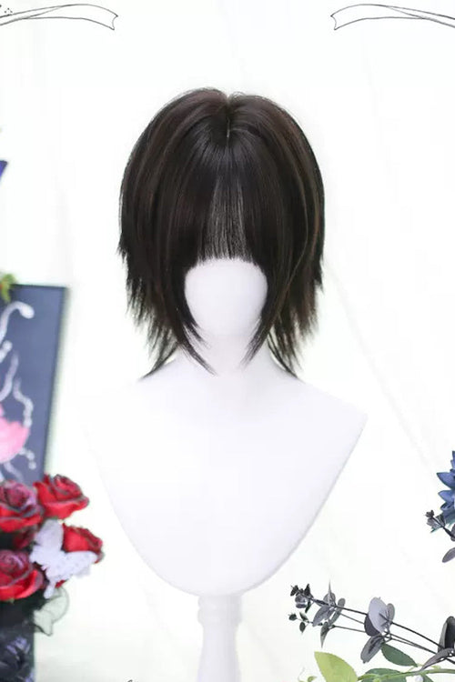 Black/Brown Secondary Sweet Lolita Short Wigs