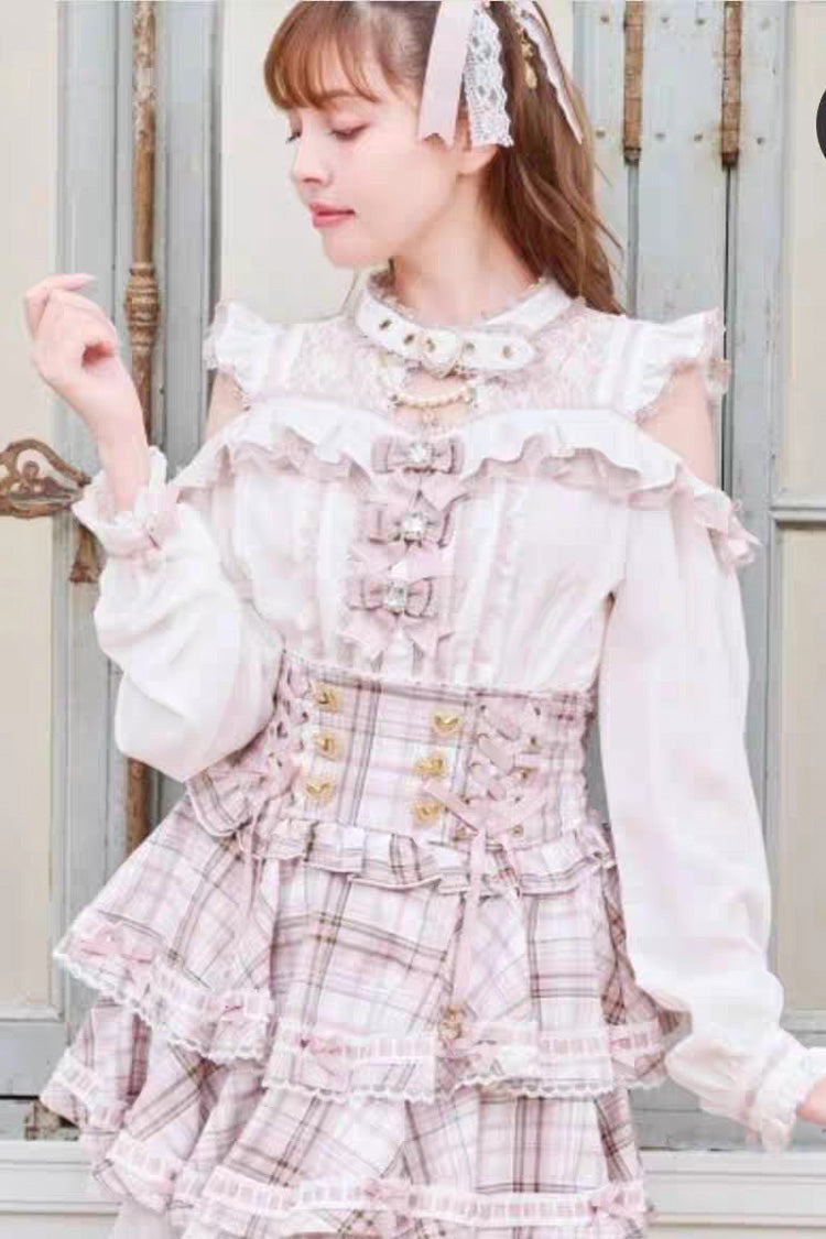 Alternative Fashion Choker - Jirai Kei Choker Neck, 3 Colors, Lace Trim, Sweet Style - additional product view 4