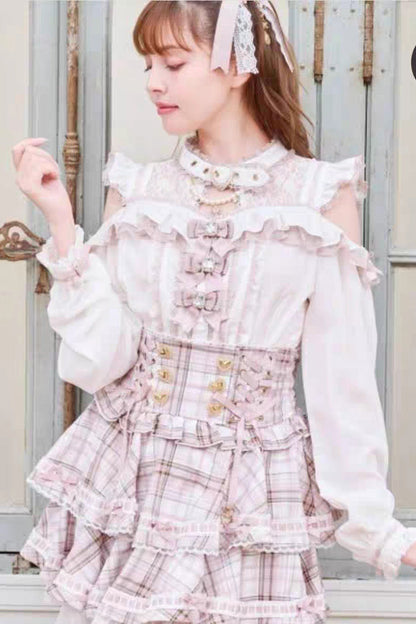 Alternative Fashion Choker - Jirai Kei Choker Neck, 3 Colors, Lace Trim, Sweet Style - additional product view 4