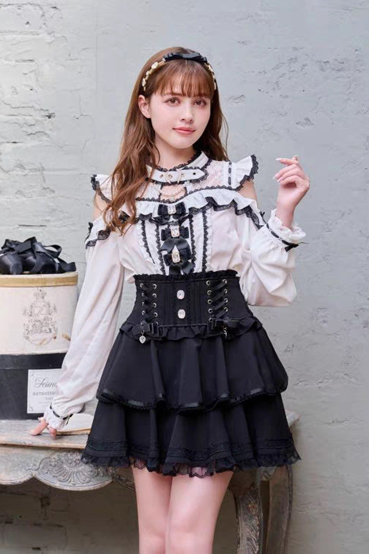 Alternative Fashion Choker - Jirai Kei Choker Neck, 3 Colors, Lace Trim, Sweet Style - additional product view 5