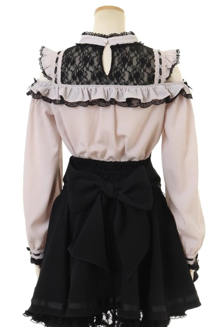 Alternative Fashion Choker - Jirai Kei Choker Neck, 3 Colors, Lace Trim, Sweet Style - additional product view 9
