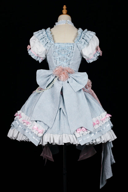 Alternative Fashion Shirt - Spring Overture, 4 Colors, Square Collar, Ruffled, Sweet Style - additional product view 6