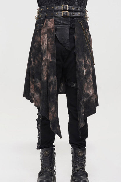 Alternative Outfit Belt - Bronze, Men's Style, Gothic Style - Alternative Styling Detail - additional product view 4