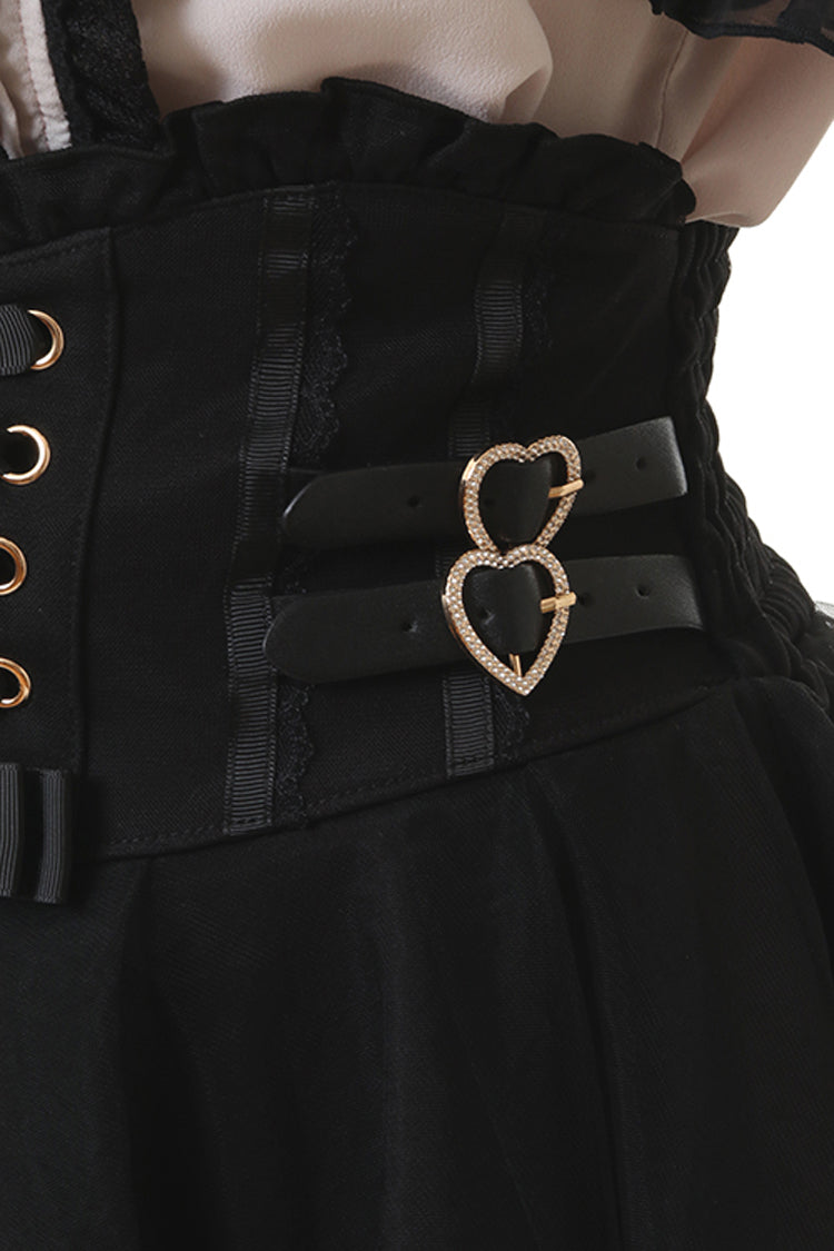Alternative Outfit Belt - Japanese High Waisted, 3 Colors, Plaid, Buckle Detail - additional product view 10
