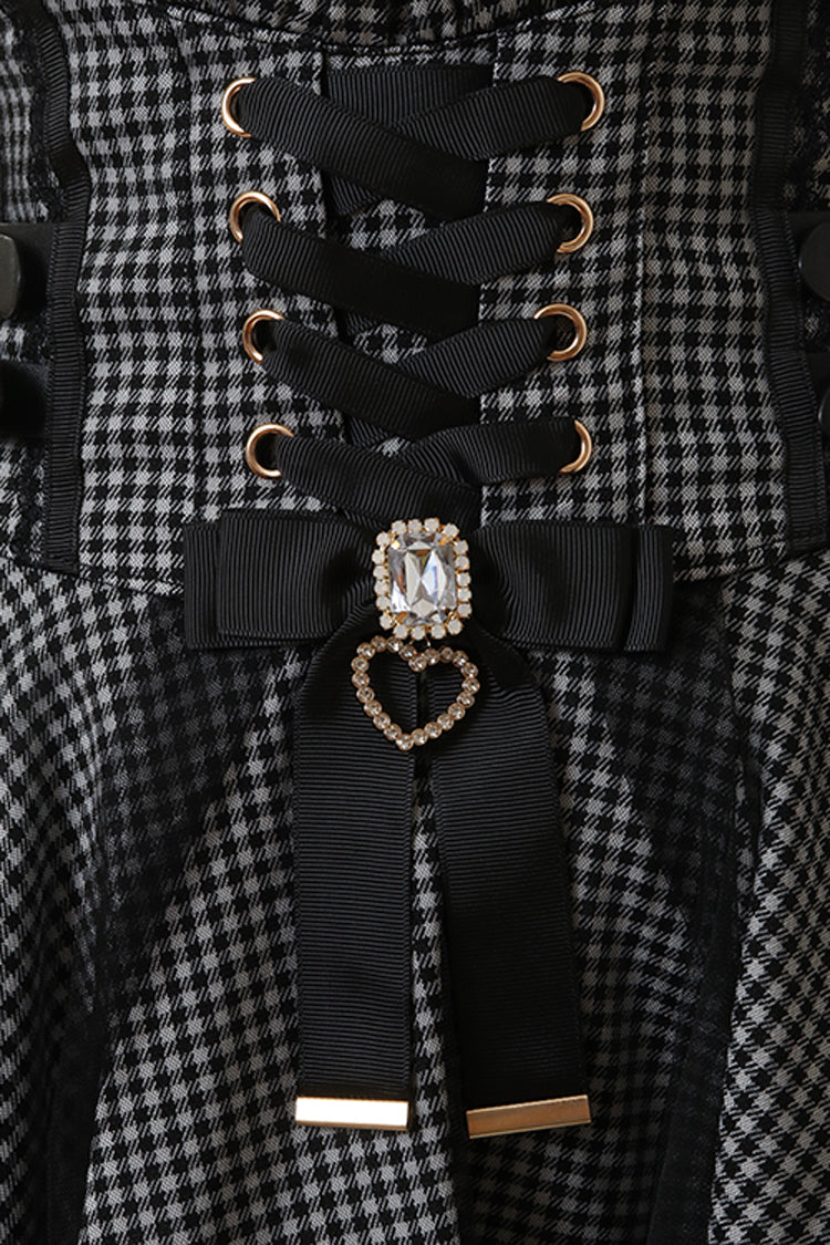Alternative Outfit Belt - Japanese High Waisted, 3 Colors, Plaid, Buckle Detail - additional product view 11