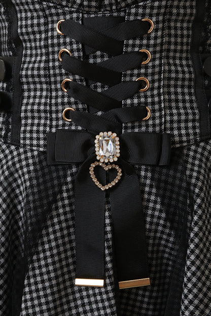Alternative Outfit Belt - Japanese High Waisted, 3 Colors, Plaid, Buckle Detail - additional product view 11