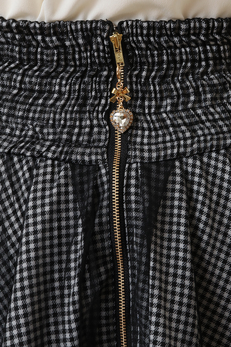 Alternative Outfit Belt - Japanese High Waisted, 3 Colors, Plaid, Buckle Detail - additional product view 14