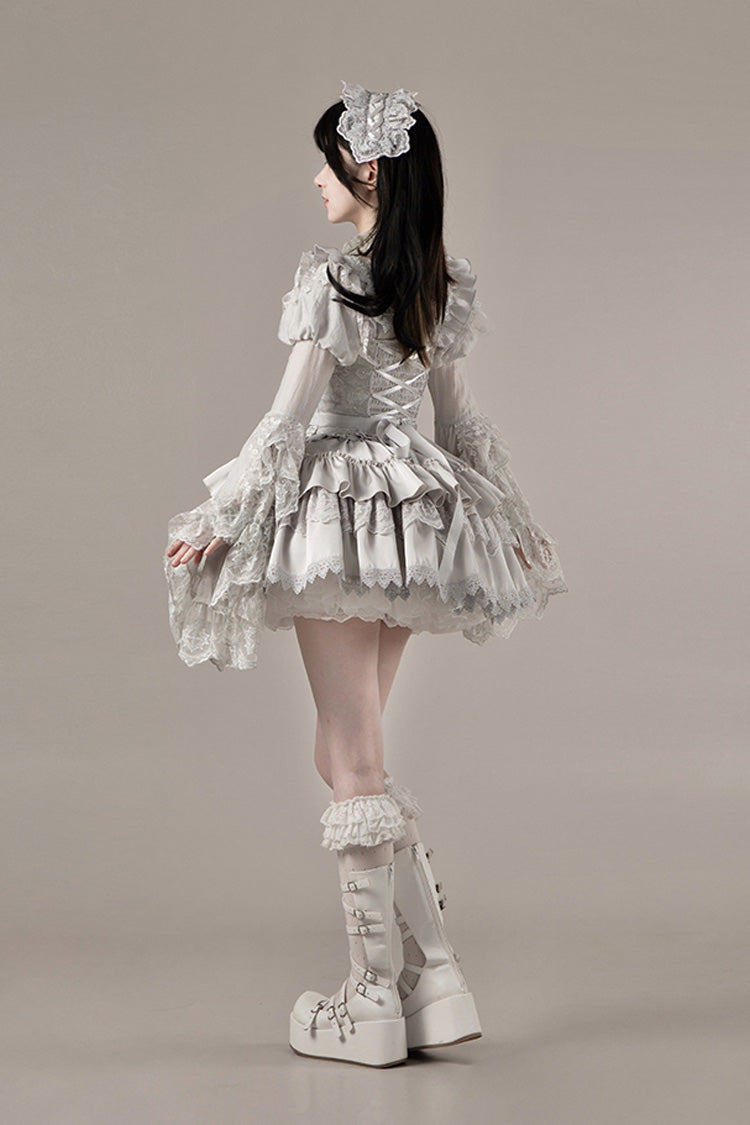 Alternative Waist Corset - Bionic Doll, Solid-Color, Square Collar, Short Length - additional product view 5