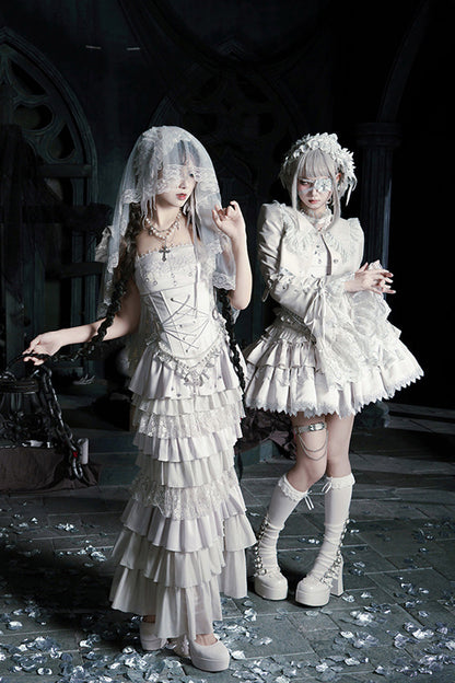 Alternative Waist Corset - Bionic Doll, Solid-Color, Square Collar, Short Length - additional product view 7