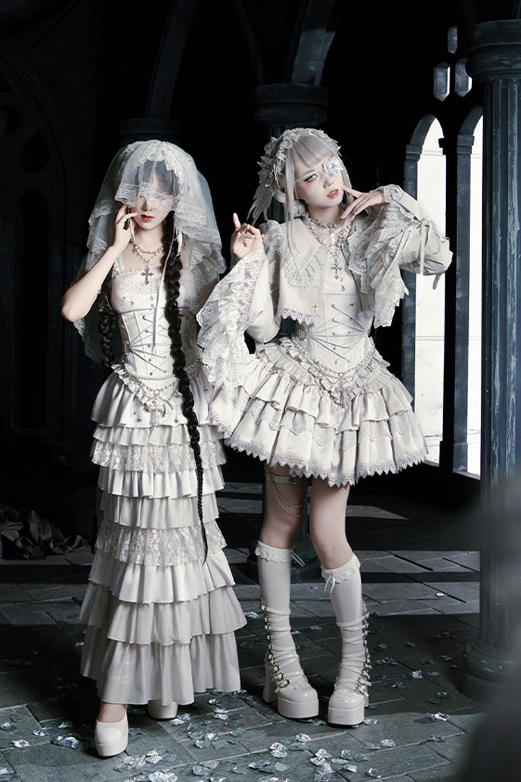 Alternative Waist Corset - Bionic Doll, Solid-Color, Square Collar, Short Length - additional product view 9
