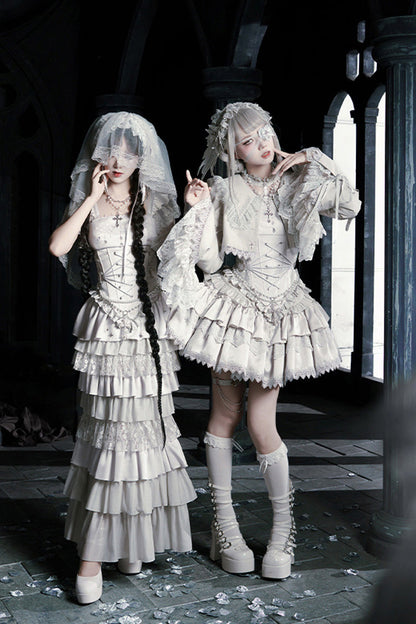 Alternative Waist Corset - Bionic Doll, Solid-Color, Square Collar, Short Length - additional product view 9