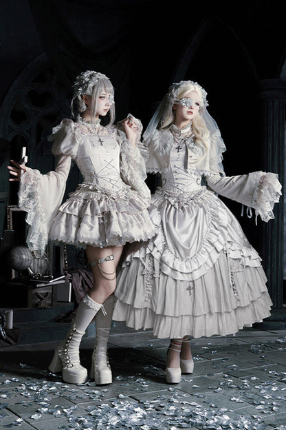 Alternative Waist Corset - Bionic Doll, Solid-Color, Square Collar, Short Length - additional product view 18