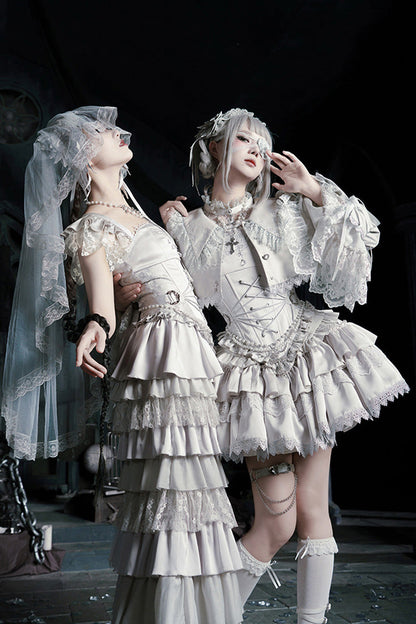 Alternative Waist Corset - Bionic Doll, Solid-Color, Square Collar, Short Length - additional product view 19