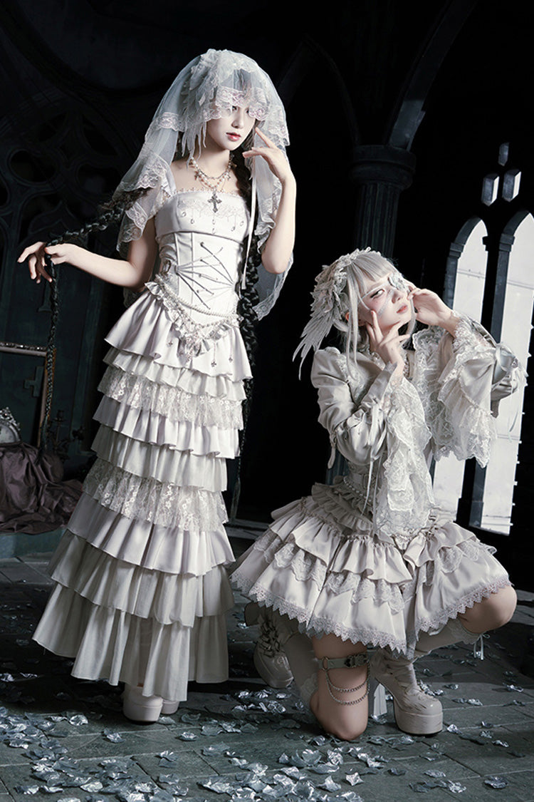 Alternative Waist Corset - Bionic Doll, Solid-Color, Square Collar, Short Length - additional product view 21