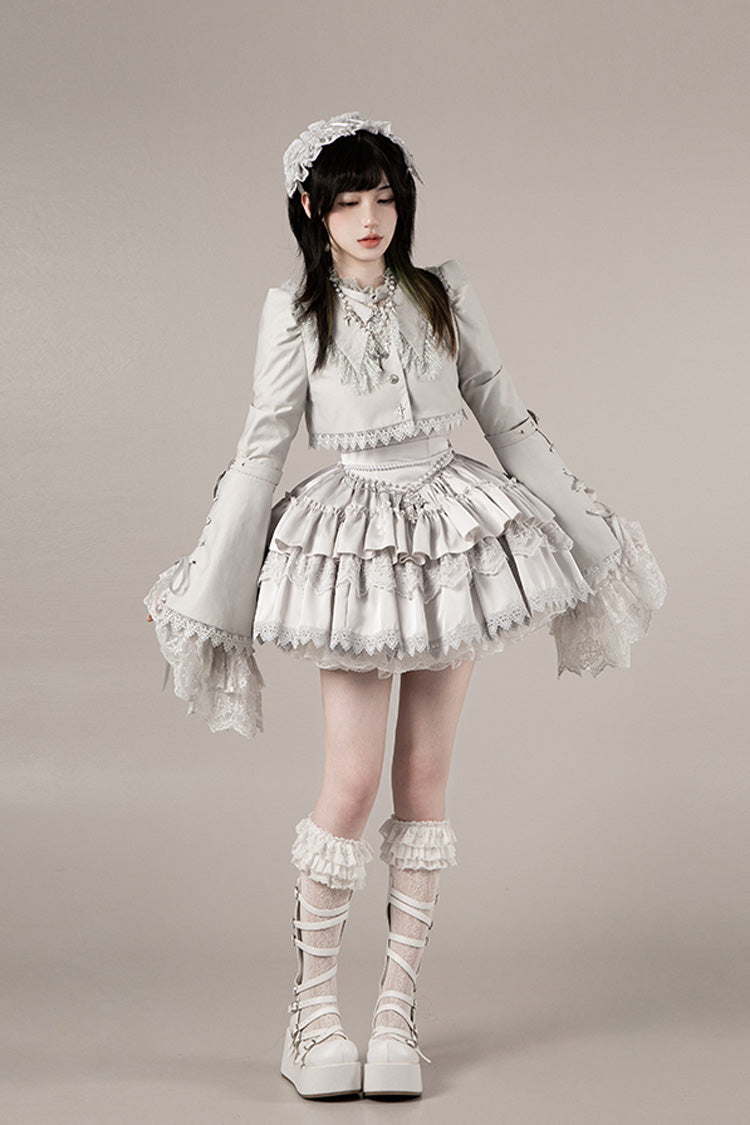 Alternative Waist Corset - Bionic Doll, Solid-Color, Square Collar, Short Length - additional product view 22