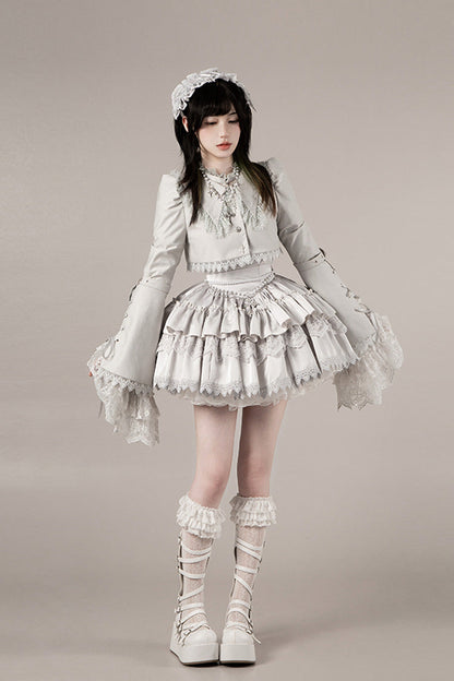 Alternative Waist Corset - Bionic Doll, Solid-Color, Square Collar, Short Length - additional product view 22