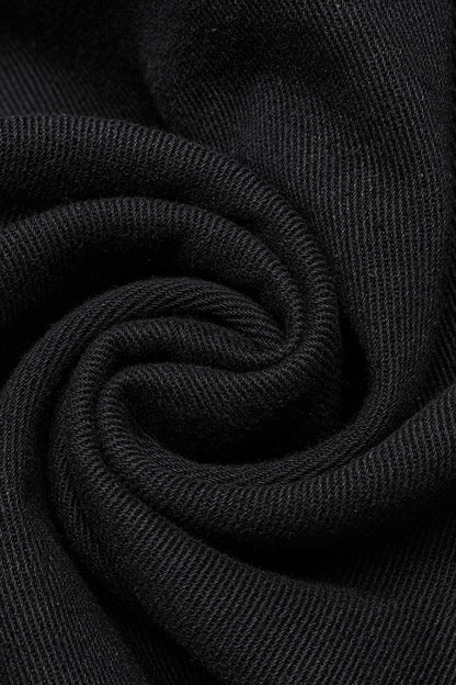Black Rings Stitching Mesh Men's Punk Pants