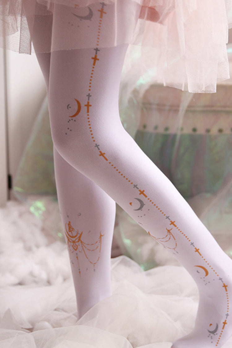 Sailor Moon Classic Print Lolita Pantyhose 2 Colors