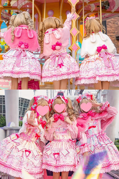 [Candy Park] Bowknot Lace Sweet Princess Lolita Shawl Cape 9 Versions