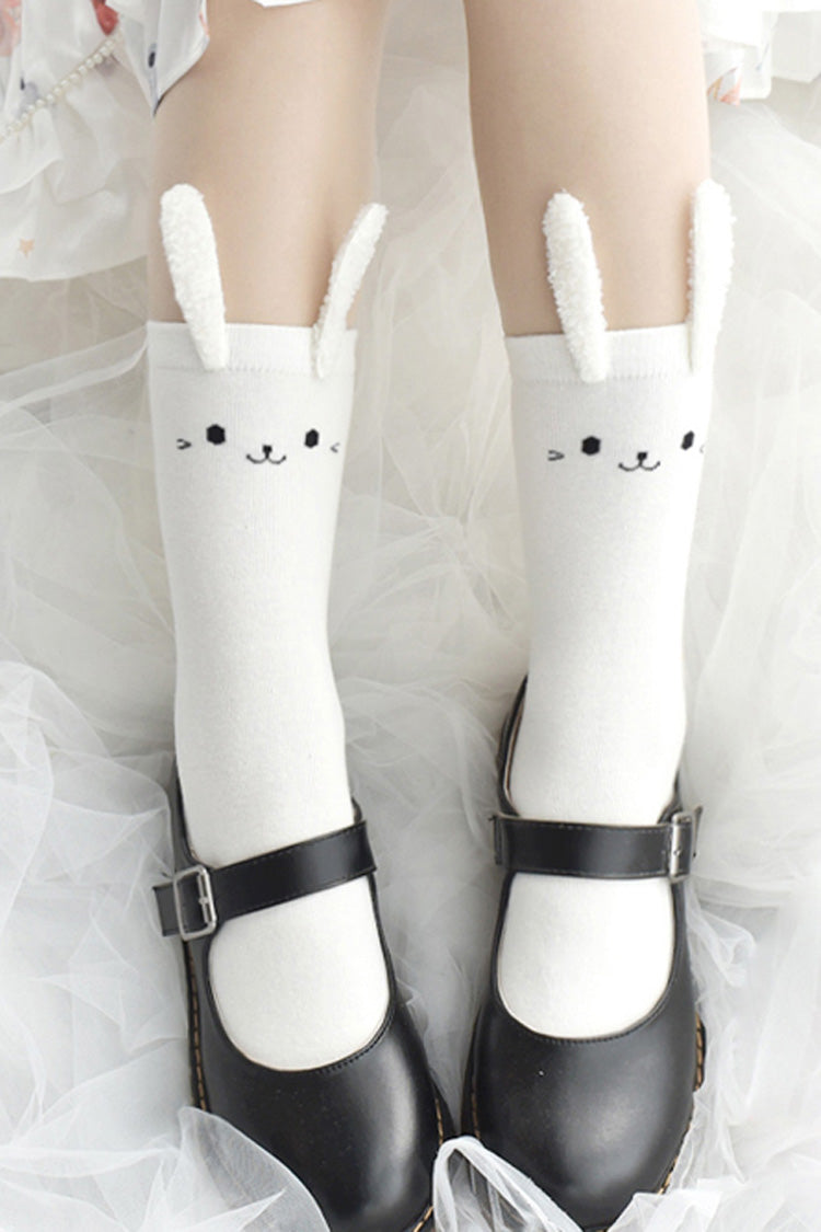 Cute Three-Dimensional Bunny Ears Sweet Socks 2 Colors