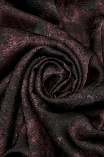 Black/Red Stand Collar Long Sleeves Ruffle Pleated Men's Gothic Blouse